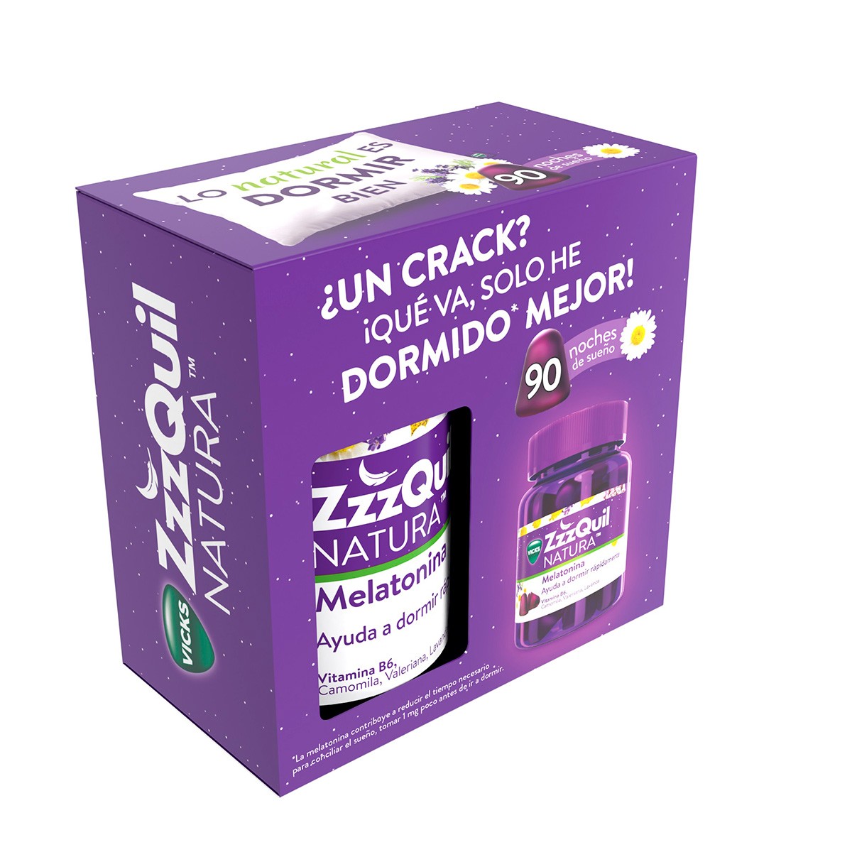 Zzzquil Natura Melatonina 90u