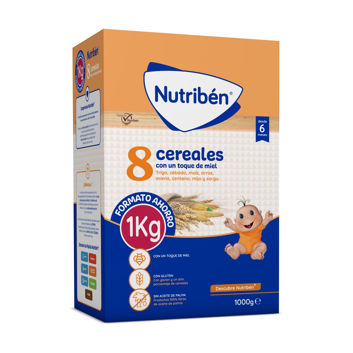 Nutriben 8 cereales miel 1000gr