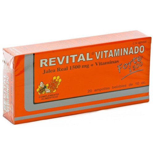 REVITAL VITAMINADO FORTE 20 AMP. 1500 MG